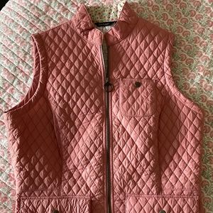 Barbour equestrian  pink vest